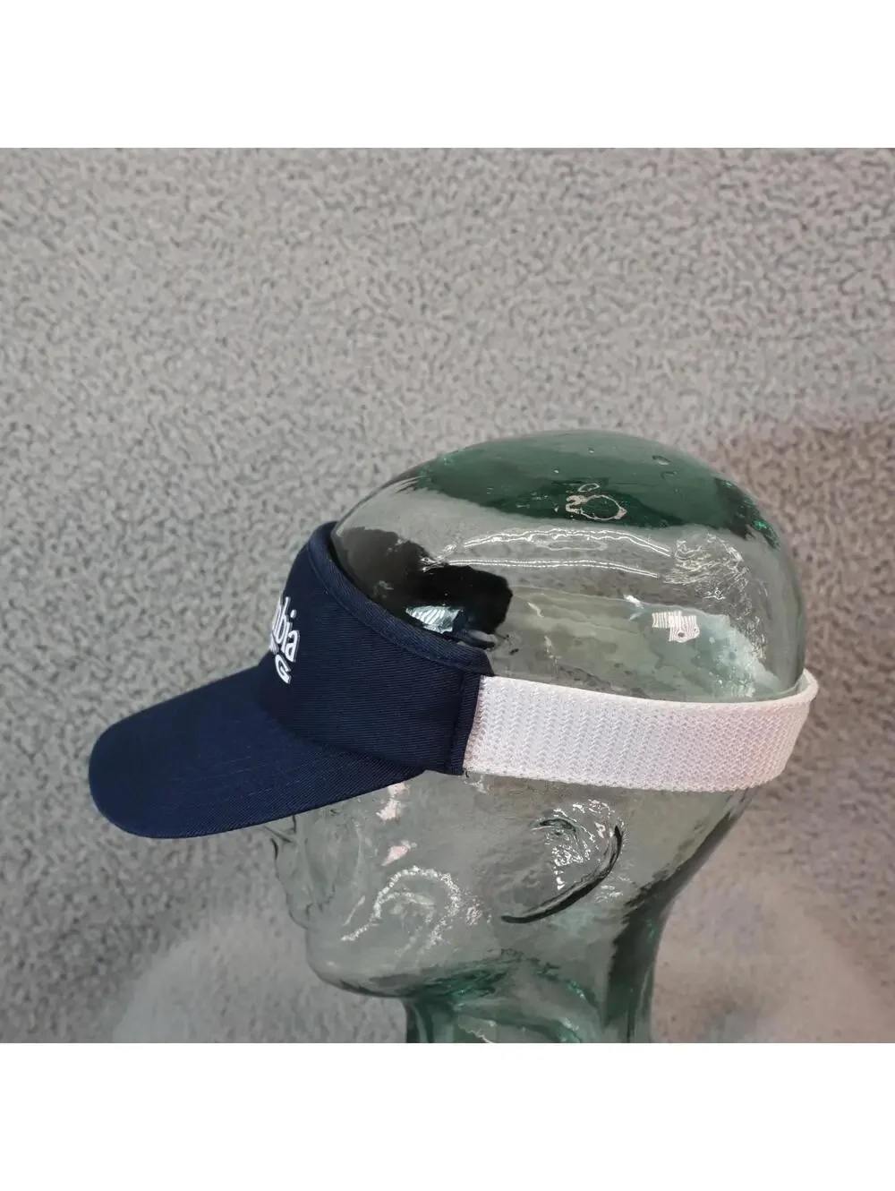 Columbia PFG Hat Cap S/M Visor Blue Outdoor Hiking Golf Flex - Picture 4 of 8